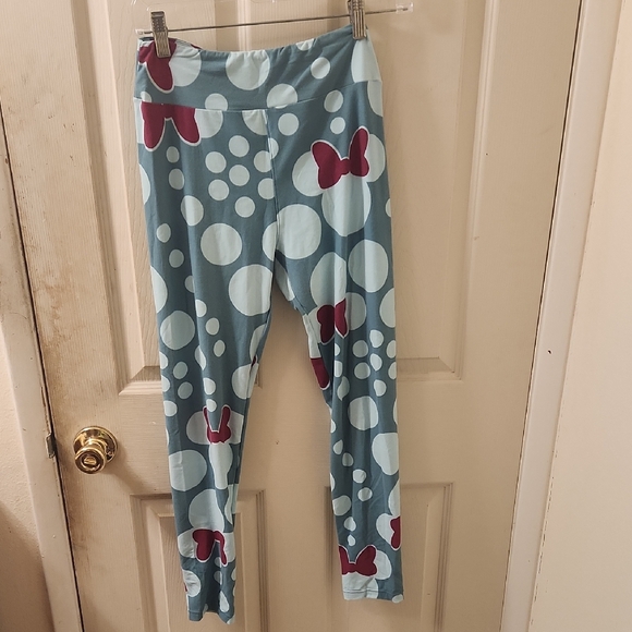 LuLaRoe Other - LulaRoe Polka Dot Minnie Mouse Leggings One Size